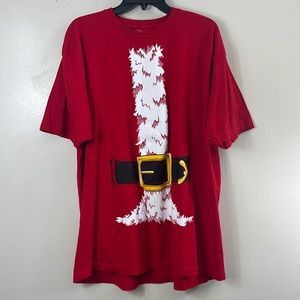 Annarbor Christmas holiday tee shirt red graphic men’s size 2XL